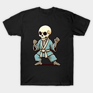 Martial art Skeleton T-Shirt